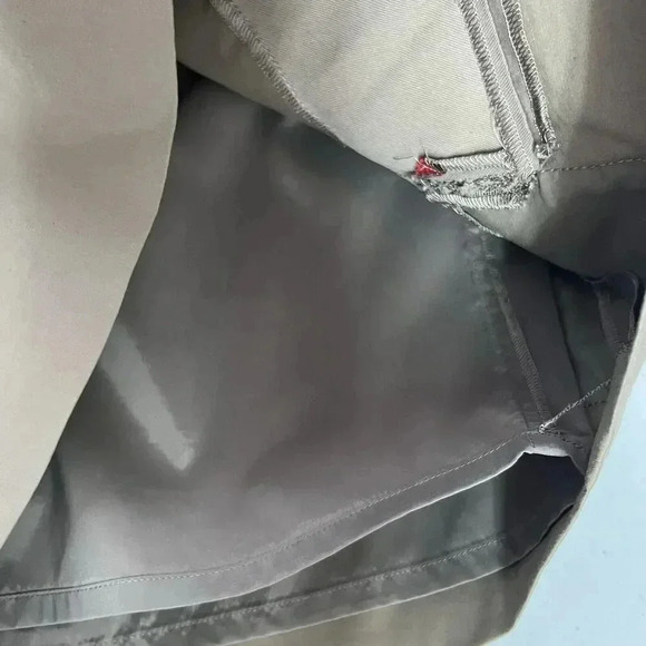 Elie Tahari Devona Skirt‎ Mushroom Women’s Size 8 Belted Side Panels Boho - Picture 10 of 16